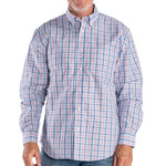 Load image into Gallery viewer, Heritage Comfort Button Down Sport Shirt- Blue