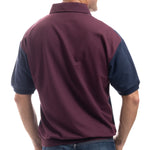 Load image into Gallery viewer, Classics by Palmland Vertical Stripe Banded Bottom Shirt - Burgundy