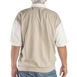 Load image into Gallery viewer, Classics by Palmland Horizontal French Terry Short Sleeve Banded Bottom Shirt - Taupe