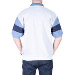 Load image into Gallery viewer, Classics By Palmland Knit Short Sleeve Banded Bottom Shirt - Blue Heather