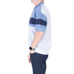Load image into Gallery viewer, Classics By Palmland Knit Short Sleeve Banded Bottom Shirt - Blue Heather