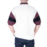 Load image into Gallery viewer, Classics By Palmland Knit Short Sleeve Banded Bottom Shirt - Burgundy