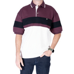 Load image into Gallery viewer, Classics By Palmland Knit Short Sleeve Banded Bottom Shirt - Burgundy