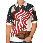 Load image into Gallery viewer, Men's 100% Cotton Patriotic Polo Bundle of 4 Shirts