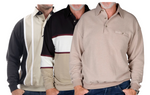 Load image into Gallery viewer, Taupe Stripes Blended Mix-3 Long Sleeve Shirts Bundled