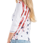 Load image into Gallery viewer, Women's Made in USA Vintage Stars and Stripes Top