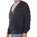 Load image into Gallery viewer, Men's Links Cardigan Sweater-Black