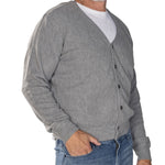 Load image into Gallery viewer, Men's Links Cardigan Sweater-Gray Heather