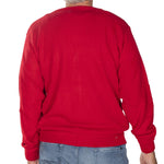 Load image into Gallery viewer, Men&#39;s Links Cardigan Sweater- Red
