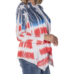 Load image into Gallery viewer, Women's Made in USA Stars and Stripes Cardigan