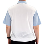 Load image into Gallery viewer, Classics By Palmland Knit Banded Bottom Shirt - 6010-120 Lt Blue - bandedbottom