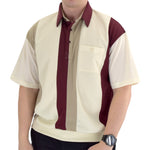 Load image into Gallery viewer, Classics By Palmland Knit Banded Bottom Shirt - 6010-121 Burgundy - bandedbottom