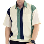 Load image into Gallery viewer, Classics By Palmland Knit Banded Bottom Shirt - 6010-121 Sage - bandedbottom