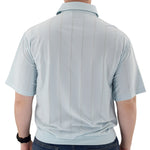 Load image into Gallery viewer, Big and Tall Tone on Tone Textured Knit Short Sleeve Banded Bottom Shirt - 6010-16BT - Light Blue - theflagshirt