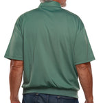 Load image into Gallery viewer, Classics By Palmland Knit Short Sleeve Banded Bottom Shirt - Sage