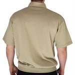 Load image into Gallery viewer, Classics by Palmland Two Pocket Knit Short Sleeve Banded Bottom Shirt 6010-656 Taupe - theflagshirt