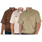 Load image into Gallery viewer, Shades of Brown - 3 Short Sleeve Shirts Bundled