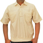 Load image into Gallery viewer, Big and Tall Palmland S/S 4 pocket Woven Banded Bottom Shirt - 6030-200BT - theflagshirt