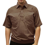 Load image into Gallery viewer, Big and Tall Palmland S/S 4 pocket Woven Banded Bottom Shirt - 6030-200BT - theflagshirt