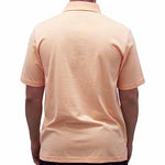 Load image into Gallery viewer, Palmland Solid Textured Short Sleeve Knit Big and Tall Melon - theflagshirt
