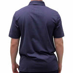 Load image into Gallery viewer, Palmland Solid Textured Short Sleeve Knit Big and Tall Navy - theflagshirt
