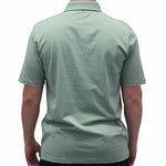 Load image into Gallery viewer, Palmland Solid Textured Short Sleeve Knit Big and Tall Sage - theflagshirt
