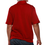 Load image into Gallery viewer, Solid Knit Banded Bottom Shirt with Woven Chest Panel - Big and Tall - Rust