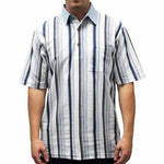 Load image into Gallery viewer, Palmland Club S/S Tailored Collar Pocketed Knit - 6050-445 Light-blue - theflagshirt