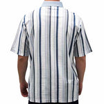 Load image into Gallery viewer, Palmland Club S/S Tailored Collar Pocketed Knit - 6050-445 Light-blue - theflagshirt