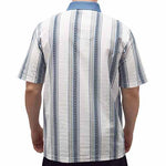 Load image into Gallery viewer, Palmland Club S/S Tailored Collar Pocketed Knit - 6050-450 Marine - theflagshirt