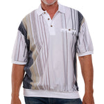 Load image into Gallery viewer, Classics by Palmland  Big and Tall Short Sleeve Polo Shirt 6090-V2 White
