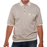 Load image into Gallery viewer, Classics by Palmland Short Sleeve Polo Shirt - Big and Tall - Taupe