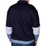 Load image into Gallery viewer, Navy Blue Stripes -3 Long Sleeve Shirts Bundled