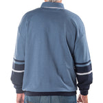 Load image into Gallery viewer, Classics by Palmland Horizontal Stripes Banded Bottom Shirt - Blue Heather - Big and Tall