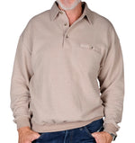 Load image into Gallery viewer, LD Sport L/S Solid Textured Banded Bottom - 6094-950 - Taupe
