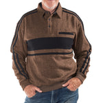 Load image into Gallery viewer, Classics by Palmland Horizontal Stripe  Long Sleeve Banded Bottom Shirt

