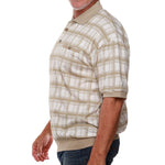 Load image into Gallery viewer, Classics by Palmland Big and Tall Short Sleeve Polo Shirt - Taupe