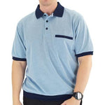Load image into Gallery viewer, Classics by Palmland Short Sleeve Polo Shirt White - Big and Tall - 6191-415 - theflagshirt