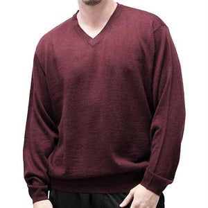 Cellinni Men's Solid V Neck Sweater - Big and Tall 6800-501 - theflagshirt