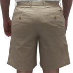 Load image into Gallery viewer, Biscayne Bay Washed Relaxed Fit Twill Shorts Khaki - banded bottom
