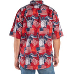 Load image into Gallery viewer, Men's Eagle Liberty 100% Cotton Button-Down Short Sleeve Shirt