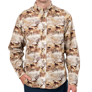 100% Cotton Outdoor Lifestyle Button-Up Shirt