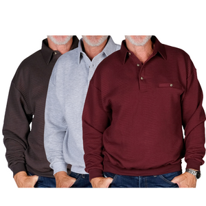Shades of Grey with a Twist-3 Long Sleeve Shirts Bundled