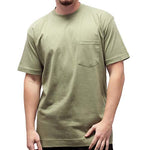 Load image into Gallery viewer, Men&#39;s Short Sleeve Pocket Crew Neck Tee - 1100 Big and Tall - theflagshirt
