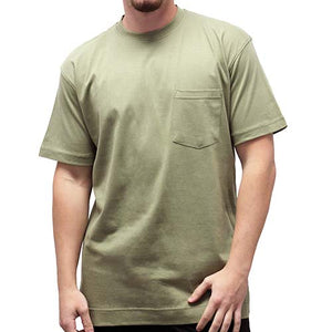 Men's Short Sleeve Pocket Crew Neck Tee - 1100 Big and Tall - theflagshirt