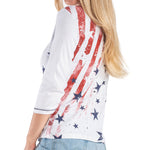 Load image into Gallery viewer, Women&#39;s Made in USA Vintage Stars and Stripes Top
