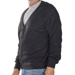 Load image into Gallery viewer, Men&#39;s Links Cardigan Sweater-Black
