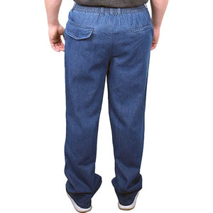 Denim Jeans With Elastic Waistband