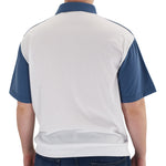Load image into Gallery viewer, Classics By Palmland Knit Banded Bottom Shirt - 6010-120 Marine -bandedbottom
