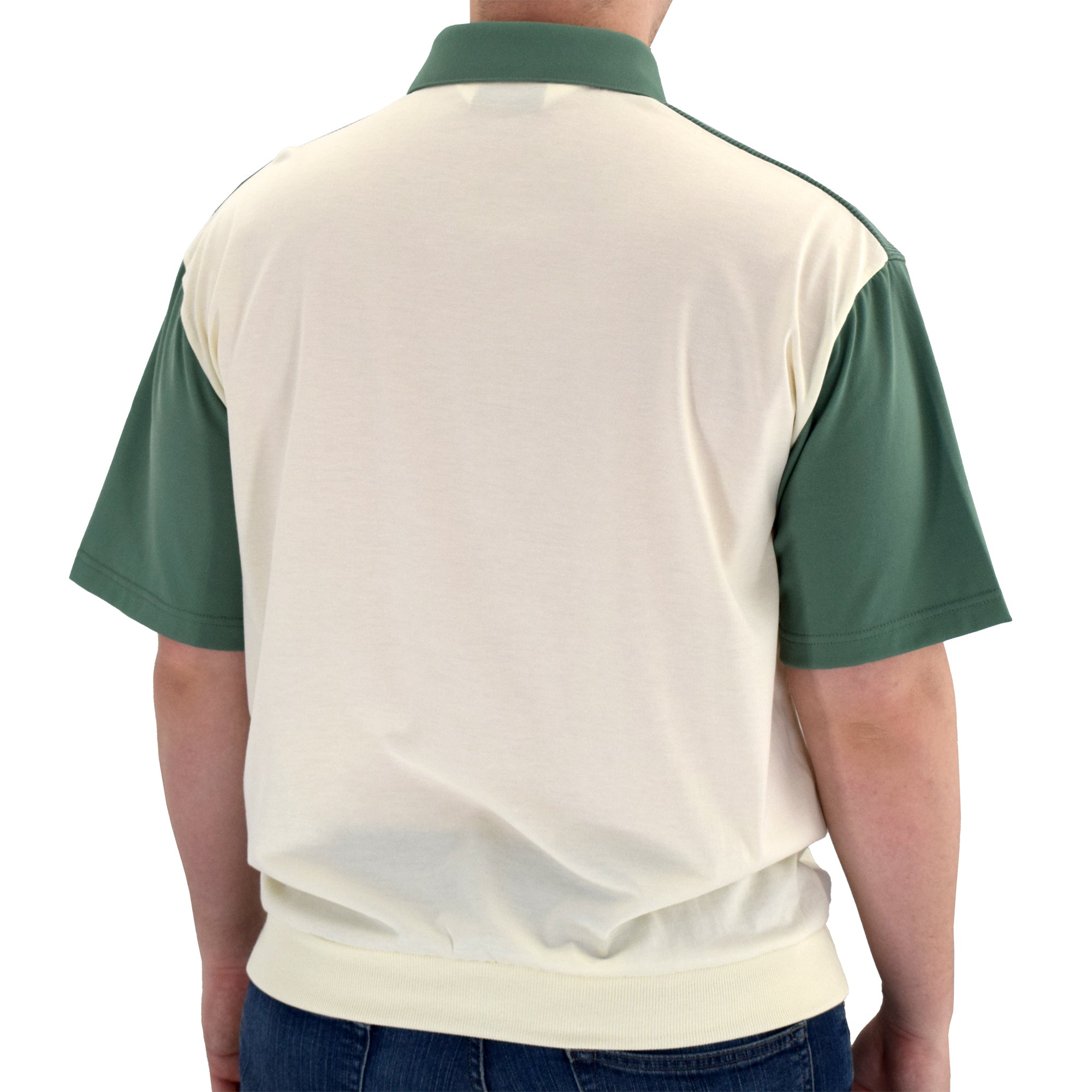 Classics By Palmland Knit Banded Bottom Shirt - 6010-120 Sage - bandedbottom